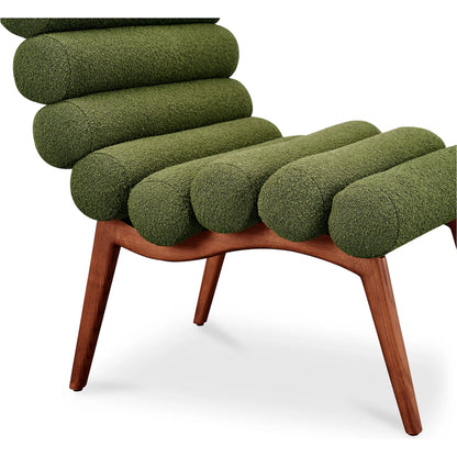 Arlo Accent Chair Performance Fabric by Moe's Home Collection. Made from upholstery: 100% polyester, ash wood legs, high density foam seat, plywood, metal frame in a unique style.