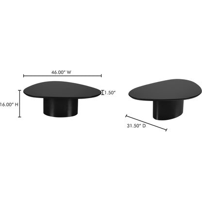 Eden Coffee Table by Moe's Home Collection in lacquer. Made from mdf with high, gloss lacquer in a unique style.