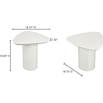 Eden Accent Table by Moe's Home Collection in lacquer. Made from mdf with high, gloss lacquer in a unique style.