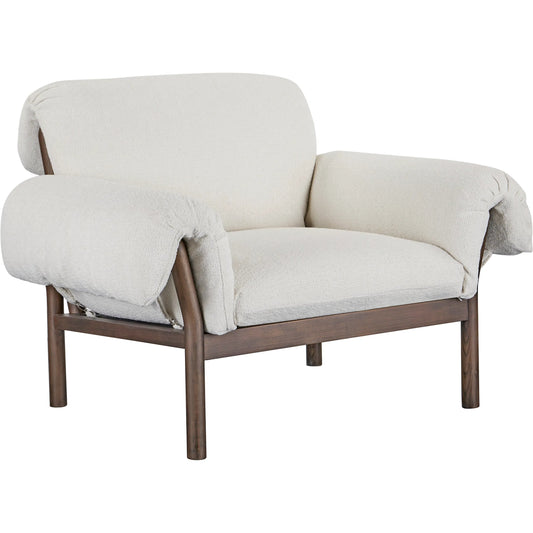 Cardero Lounge Chair by Moe's Home Collection. Made from 100% polyester, solid ash frame, high density foam core, 70% feather, 30% fiber in a unique style.