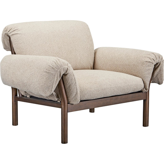 Cardero Lounge Chair by Moe's Home Collection. Made from 100% polyester, solid ash frame, high density foam core, 70% feather, 30% fiber in a unique style.