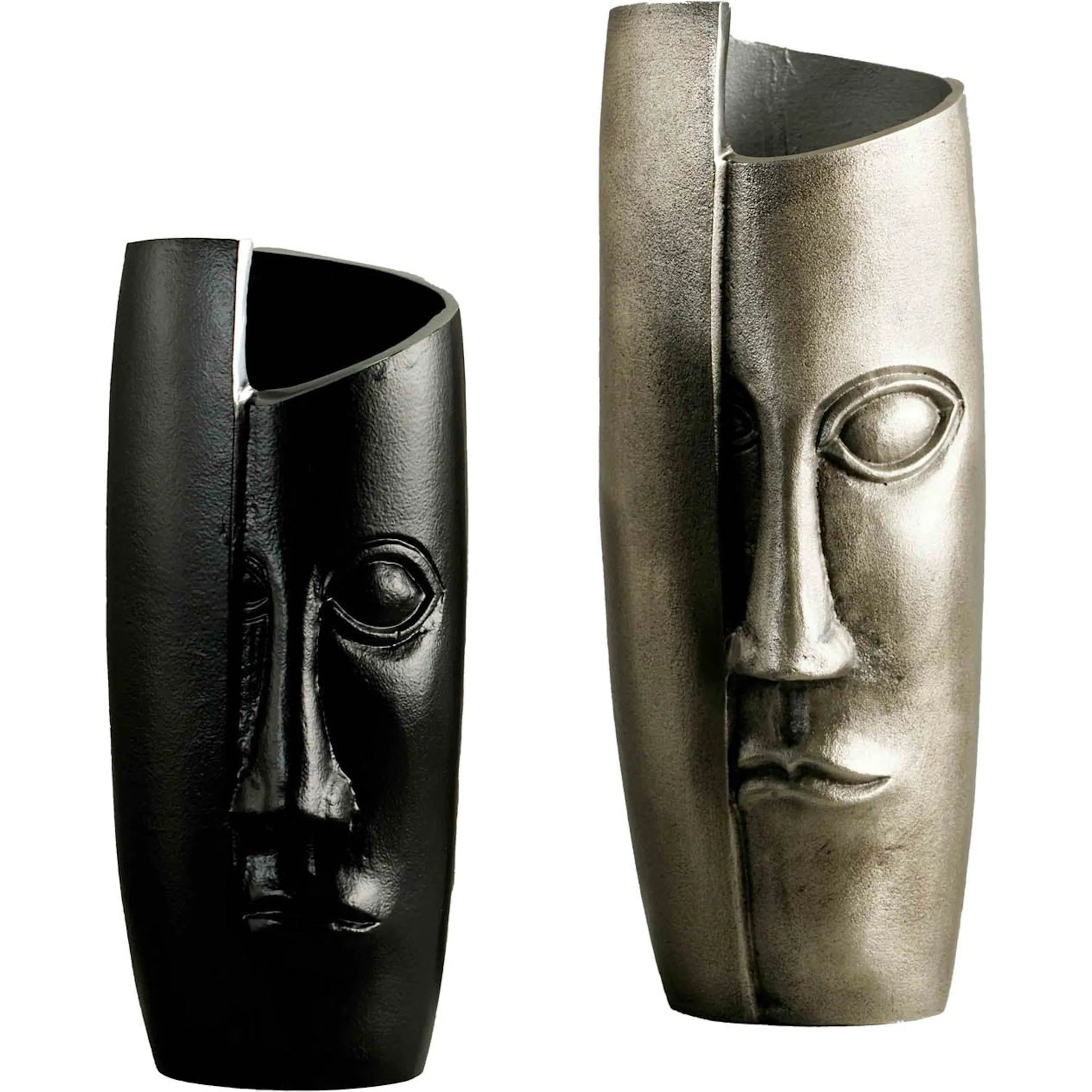Breeze Masquerade Vase by LH Imports. Made from aluminum in a unique style.