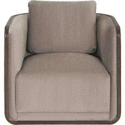 Sagrada Swivel Chair, N-Otter by A.R.T. Furniture in hazel. Made from parrwood in a transitional style.