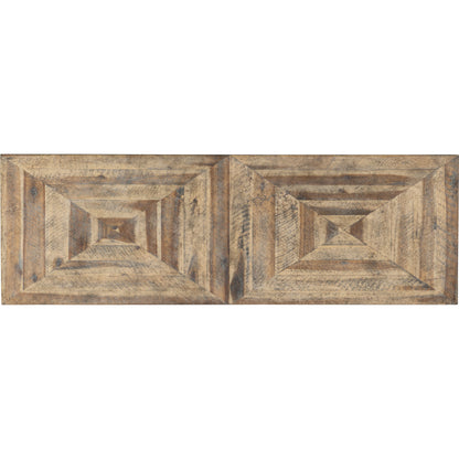 St. Armand Chest by Hooker Furniture in light natural. Made from acacia solids with round metal tube, metal sheet in a traditional style.