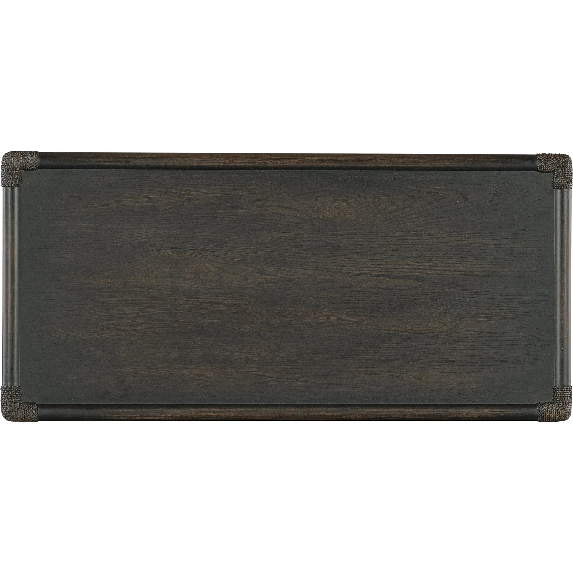 Retreat Pole Rattan Chest by Hooker Furniture. Made from bamboo, maple veneers with rope in a cottage & farmhouse style.