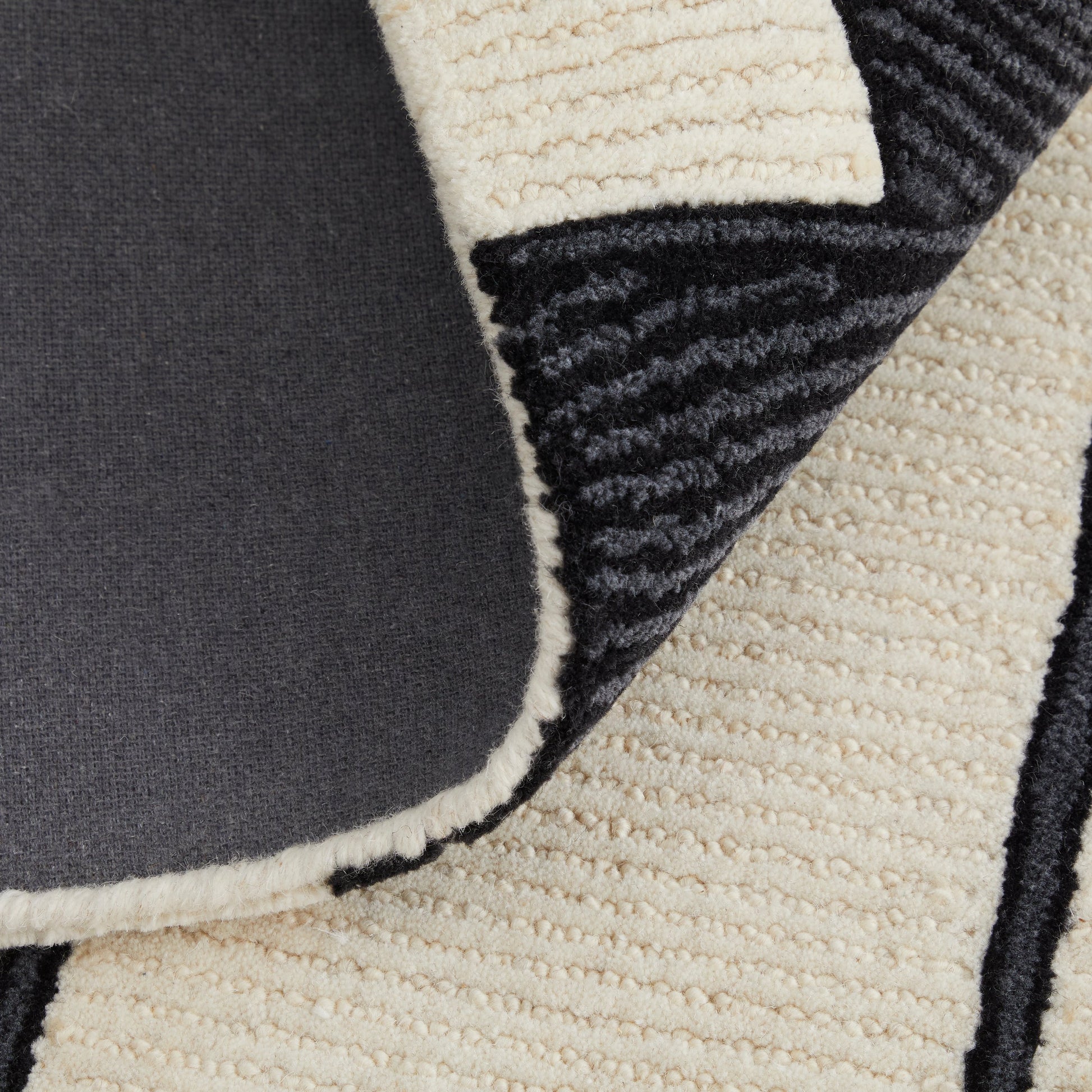 Maguire Transitional Rug - 8905F by Feizy in ivory, gray, black. Made from wool, nylon in a unique style.