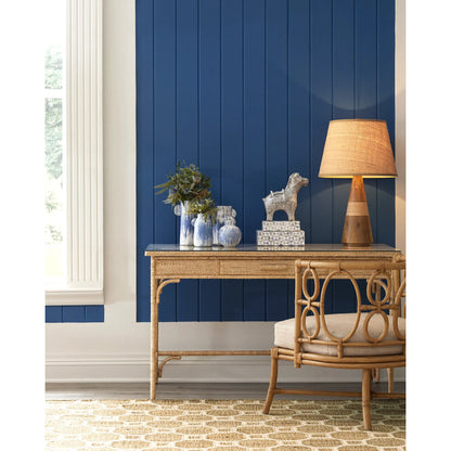 Paros Vase Set by Currey and Company in blue, white. Made from ceramic in a modern style.