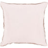 Taupe, Pastel Pink / Down Feather / 18" x 18"