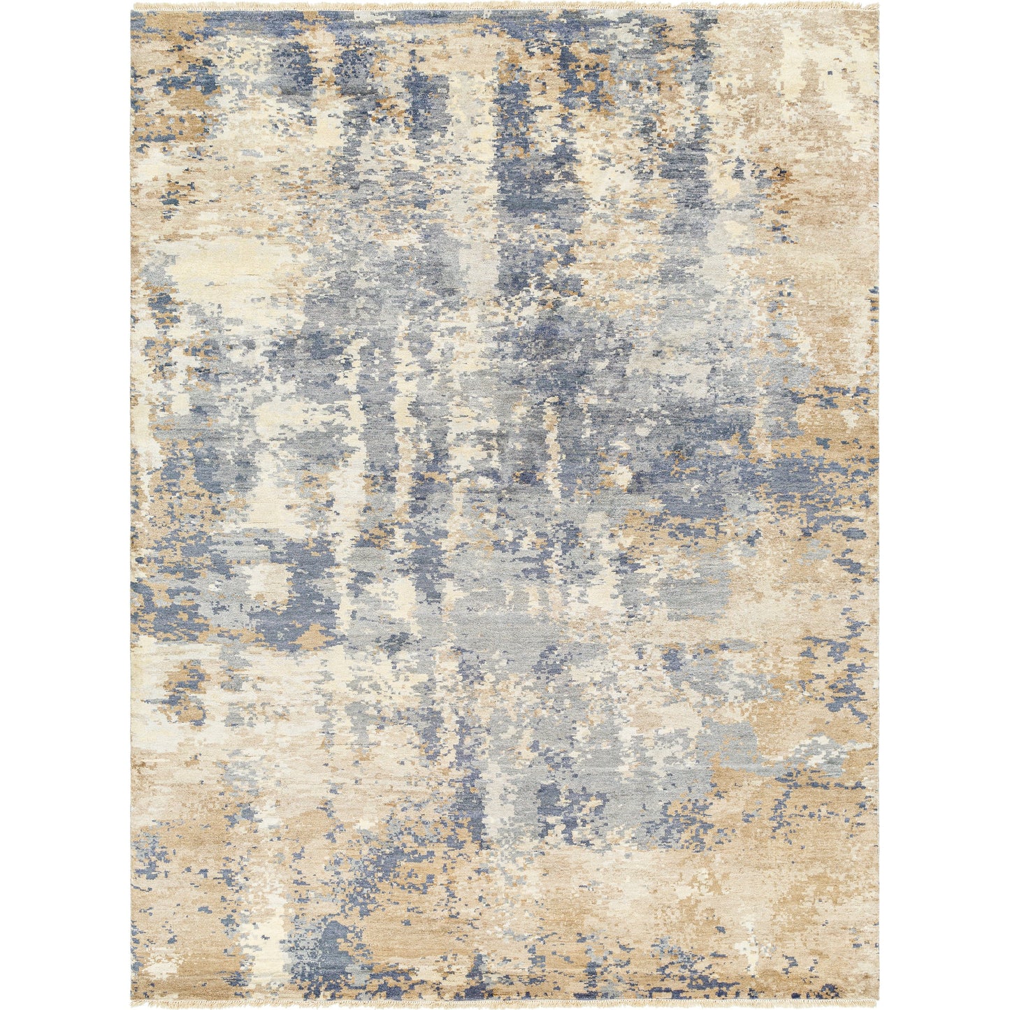 001 SI-1917512,SI-1917513,SI-1917515 | Primary Silo | Emery EYM-2300 Rug by Surya in gray, oatmeal, charcoal, beige. Made from main: 100% silk in a unique style.