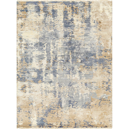 Emery EYM-2300 Rug by Surya in gray, oatmeal, charcoal, beige. Made from main: 100% silk in a unique style.