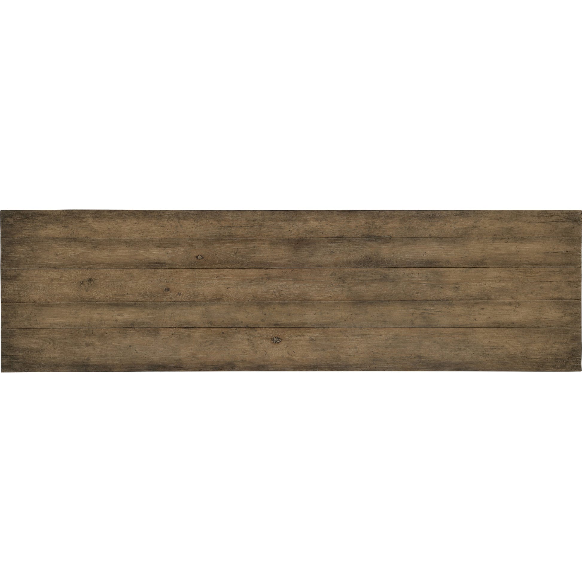 Sundance Dresser by Hooker Furniture in cliffside. Made from pecan veneers, cedar, felt panel, jewelry tray, self-closing undermount drawer guides, solid-wood edge top in a traditional style.