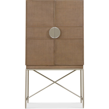 Sonnet Hub by Hooker Furniture in medium wood and wren. Made from unique in a transitional style.