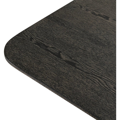 Novara Design Dark Rectangle Dining Table - PLZ-386DT by Pasargad Home in dark brown. Made from mdf in a unique style.