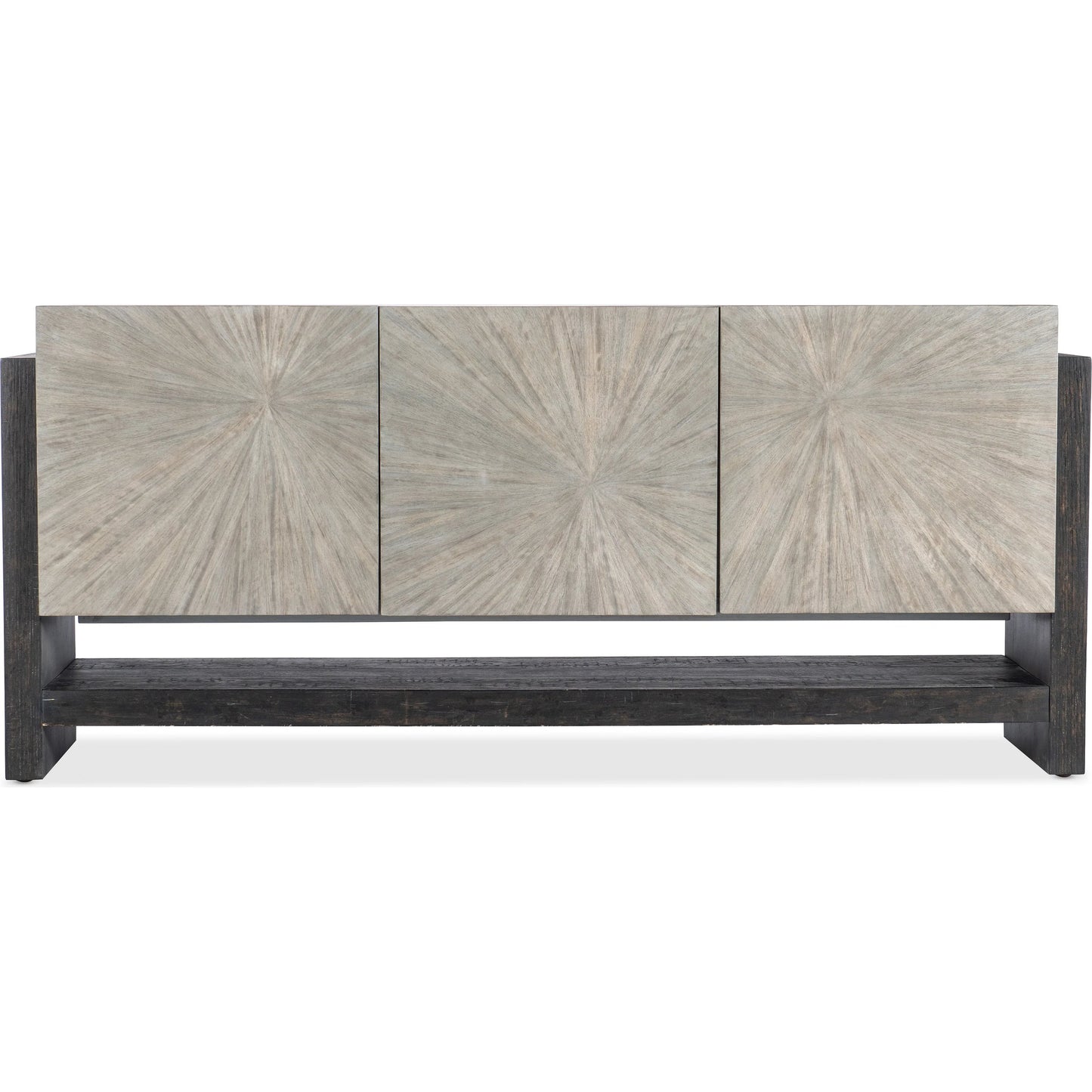 003 SI-2449108 | Additional Silo | Melange Ground Perspective Credenza by Hooker Furniture in distressed dark wood, light wood. Made from unique in a modern style.