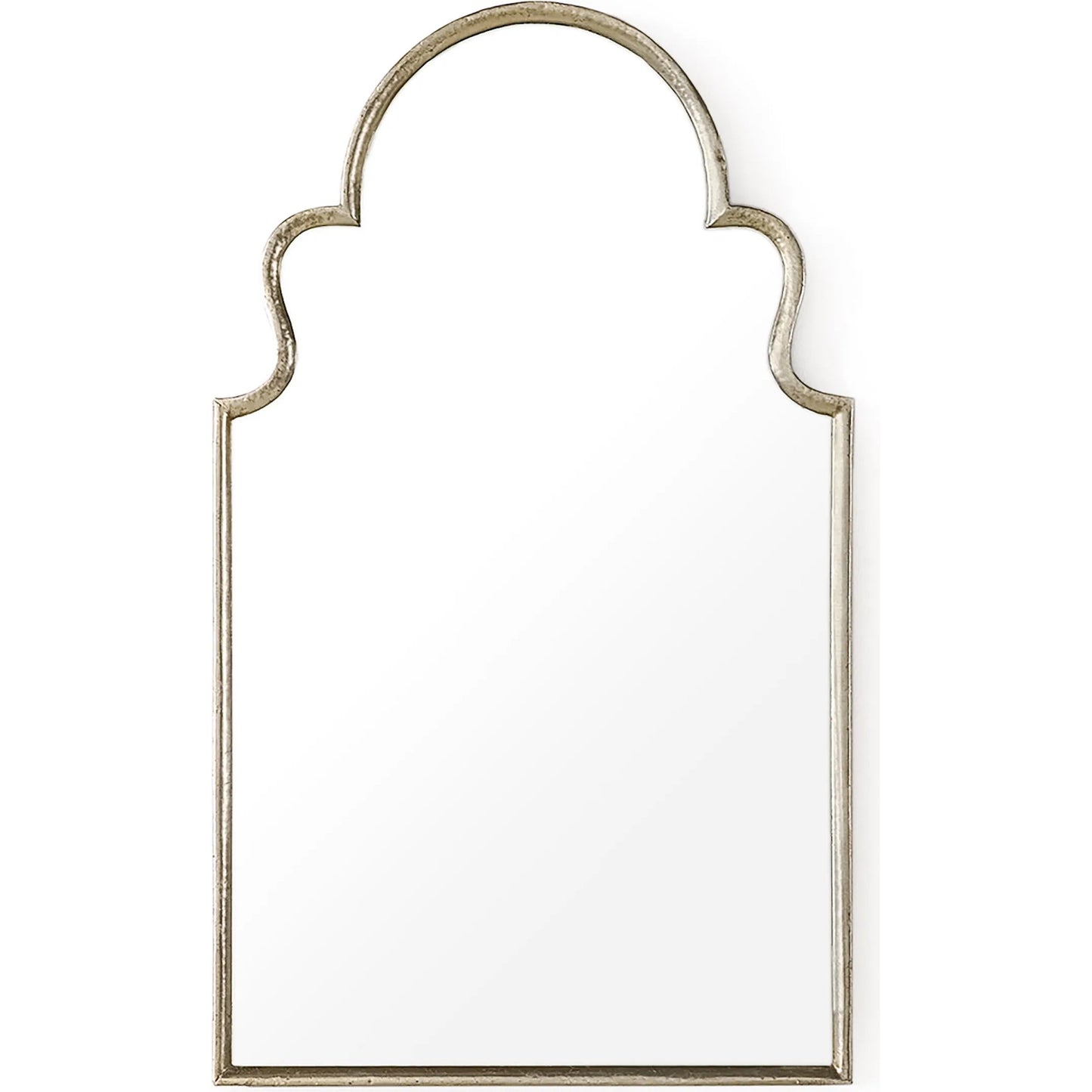 001 SI-2448882 | Primary Silo | Juno Mirror by Zentique in distressed silver. Made from iron, mirror, mdf in a traditional style.