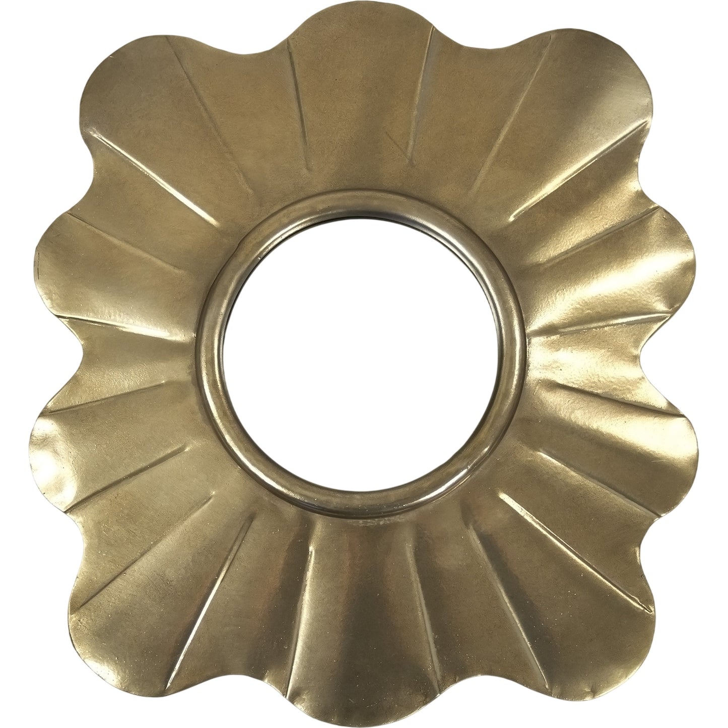 001 S-337153 | Primary Silo | Flora Mirror by Zentique in gold and iron, mdf, mirror. Made from iron, mdf, mirror in a modern style.