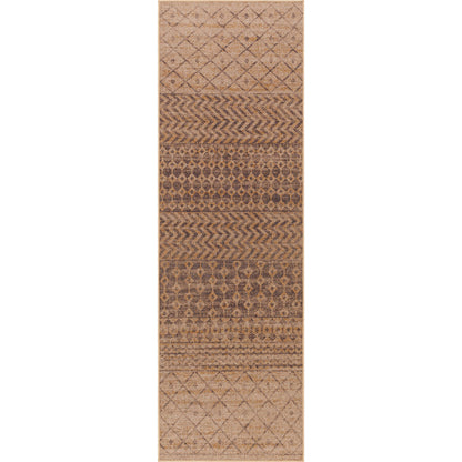 Ez Jute EZT-2300 Rug by Livabliss in light brown, black, beige. Made from main: 100% recycled material in a unique style.