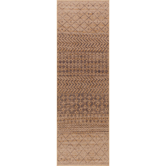 Ez Jute Rug - 32820 by Livabliss in light brown, black, beige. Made from main: 100% recycled material in a unique style.