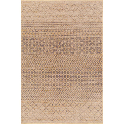 Ez Jute EZT-2300 Rug by Livabliss in light brown, black, beige. Made from main: 100% recycled material in a unique style.