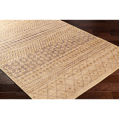 Ez Jute EZT-2300 Rug by Livabliss in light brown, black, beige. Made from main: 100% recycled material in a unique style.