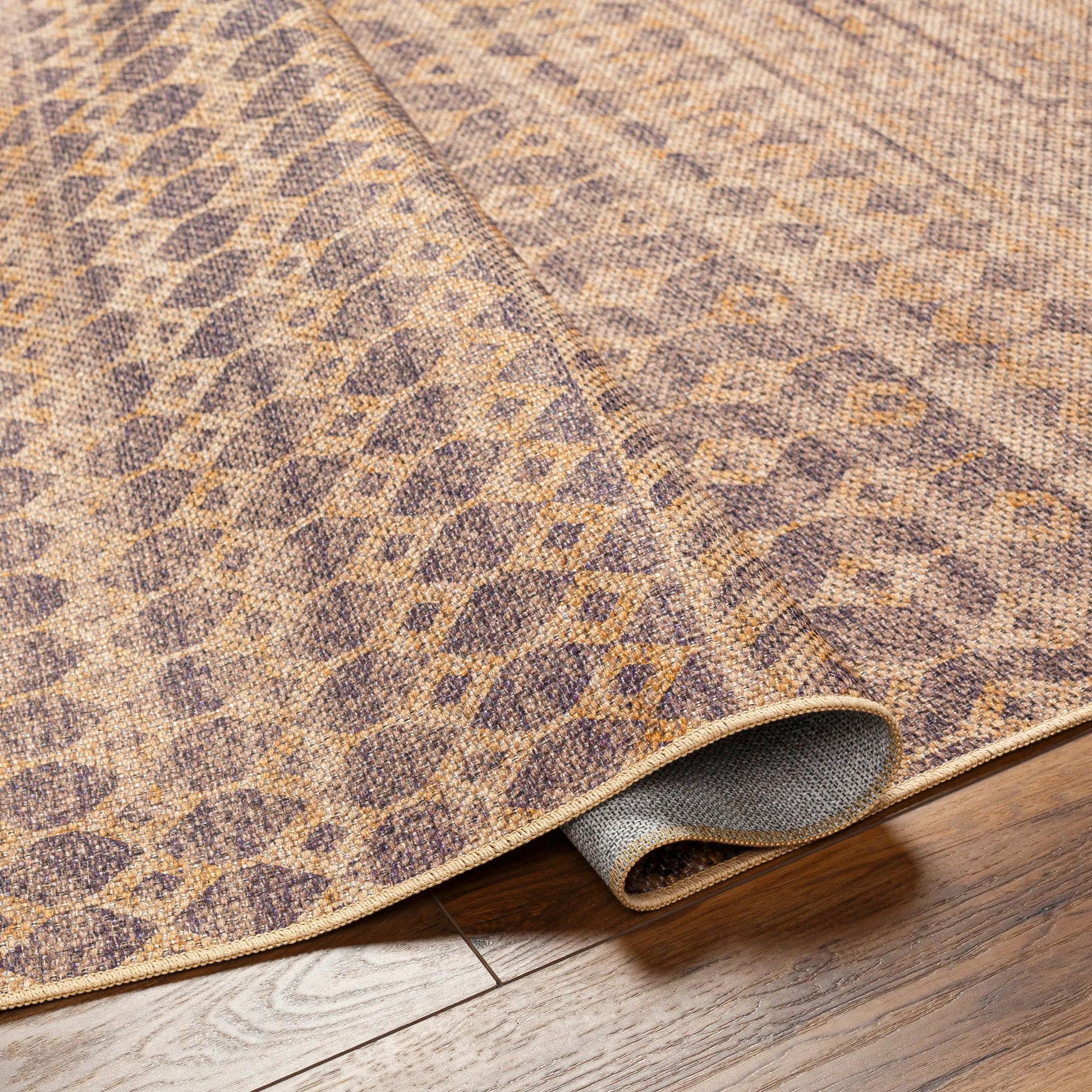 Ez Jute EZT-2300 Rug by Livabliss in light brown, black, beige. Made from main: 100% recycled material in a unique style.