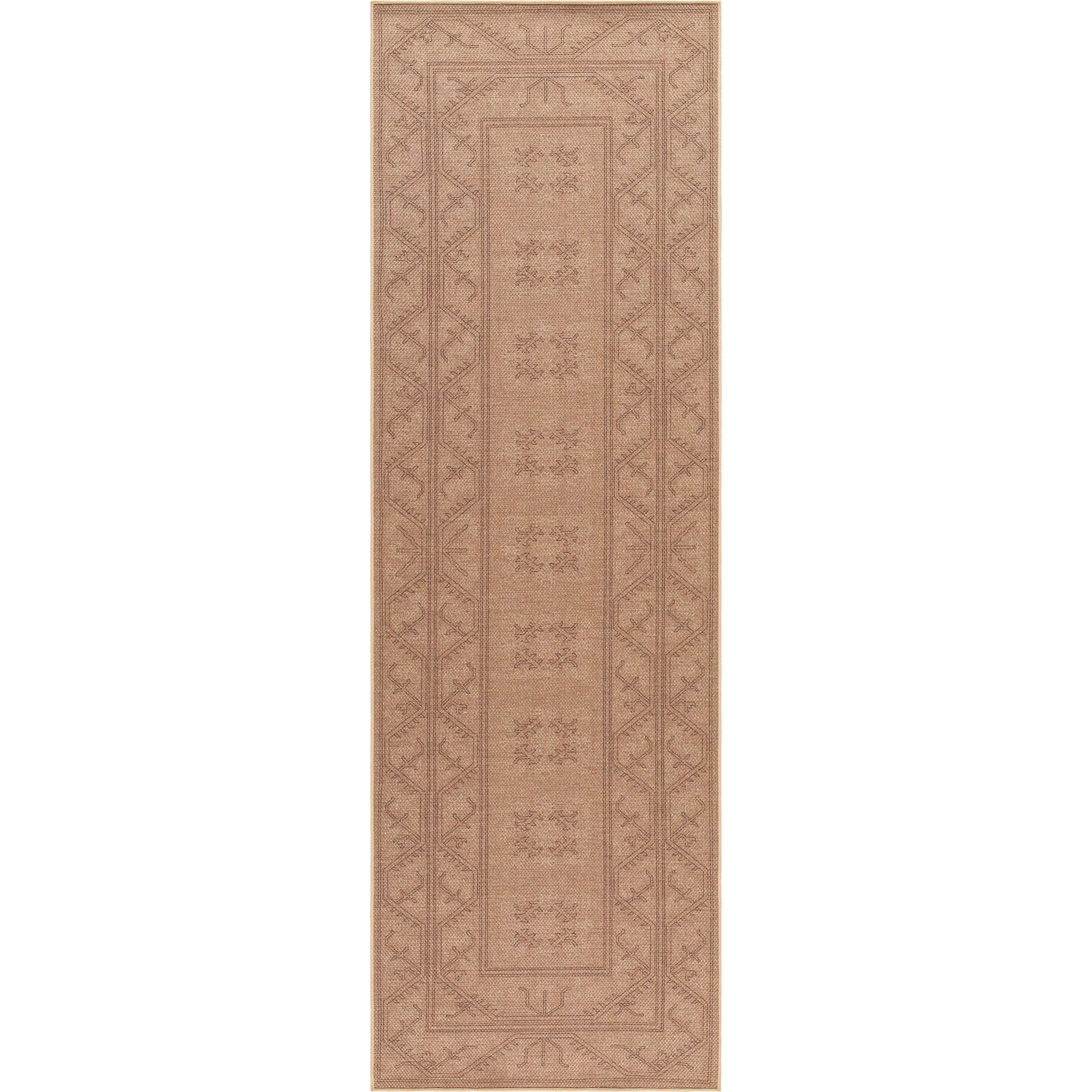 Ez Jute EZT-2304 Rug by Livabliss in light brown, black, beige. Made from main: 100% recycled material in a unique style.
