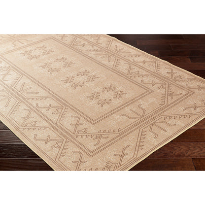 Ez Jute EZT-2304 Rug by Livabliss in light brown, black, beige. Made from main: 100% recycled material in a unique style.