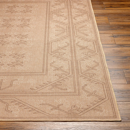 Ez Jute EZT-2304 Rug by Livabliss in light brown, black, beige. Made from main: 100% recycled material in a unique style.