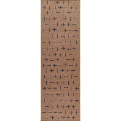 Ez Jute Rug - 32828 by Livabliss in light brown, black, beige. Made from main: 100% recycled material in a unique style.