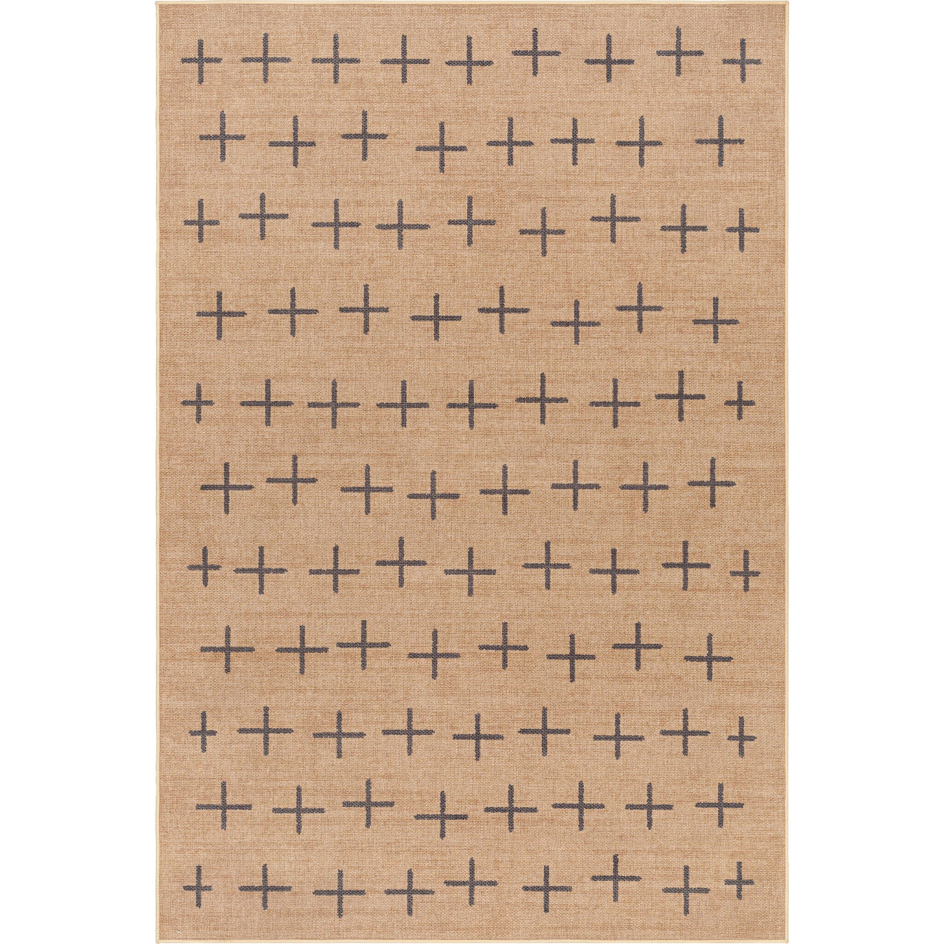 Ez Jute Rug - 32828 by Livabliss in light brown, black, beige. Made from main: 100% recycled material in a unique style.