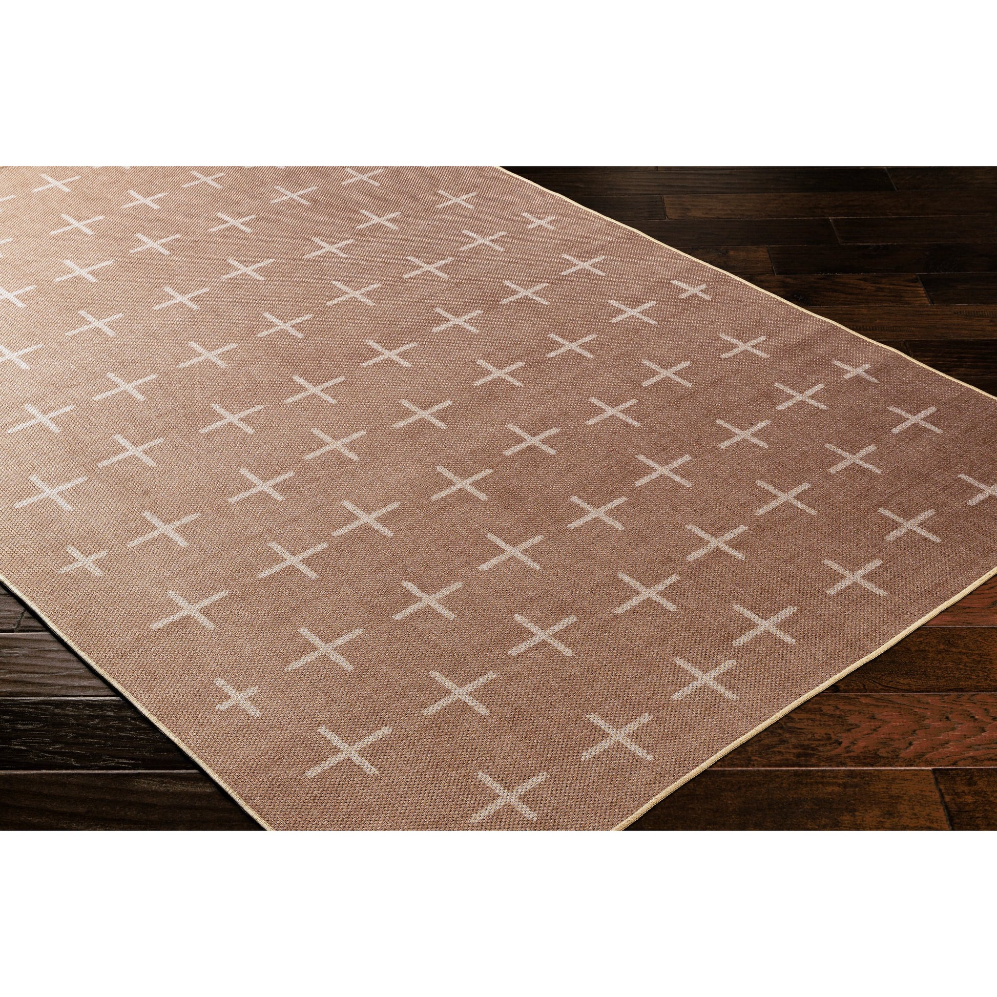 Ez Jute Rug - 32828 by Livabliss in light brown, black, beige. Made from main: 100% recycled material in a unique style.