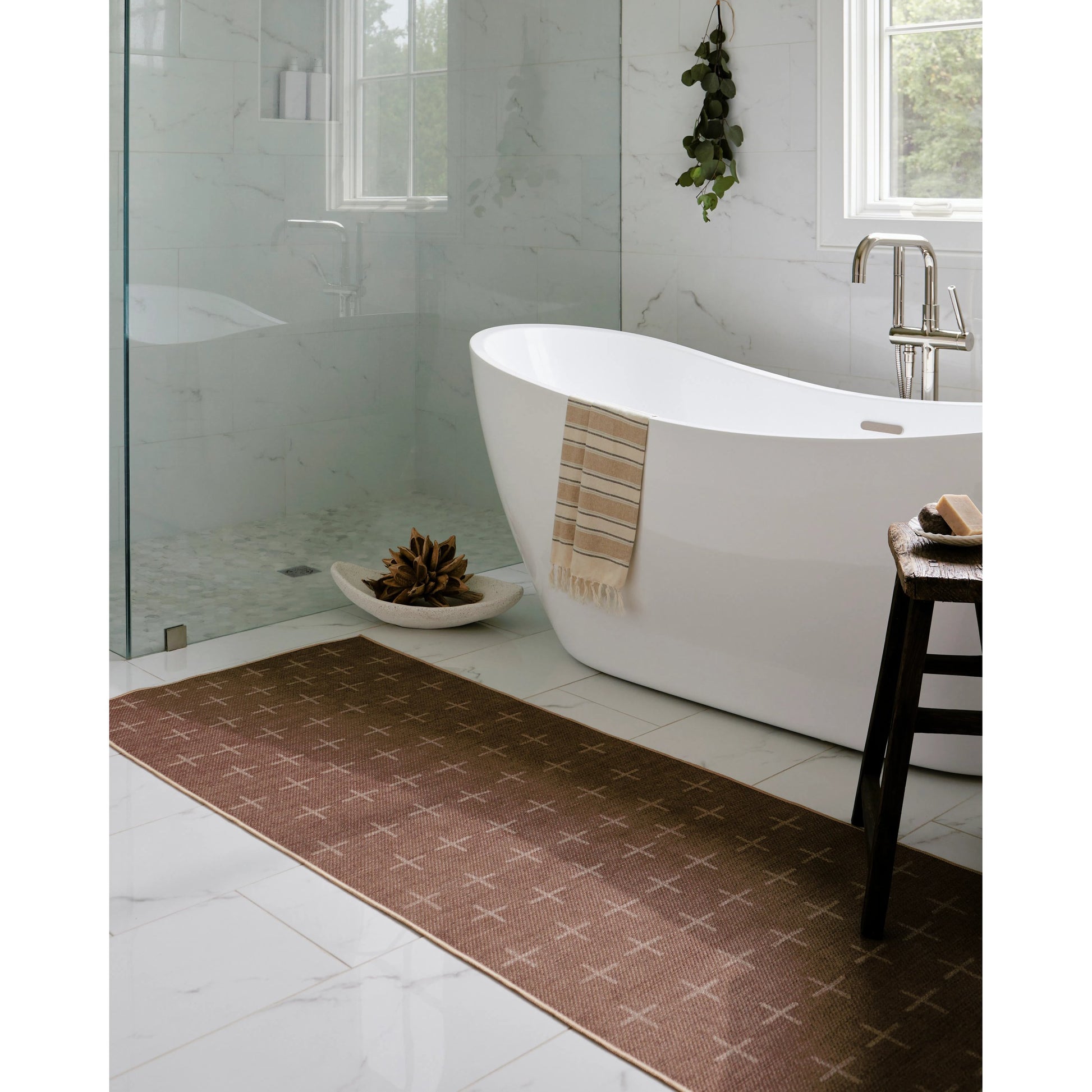 Ez Jute Rug - 32828 by Livabliss in light brown, black, beige. Made from main: 100% recycled material in a unique style.