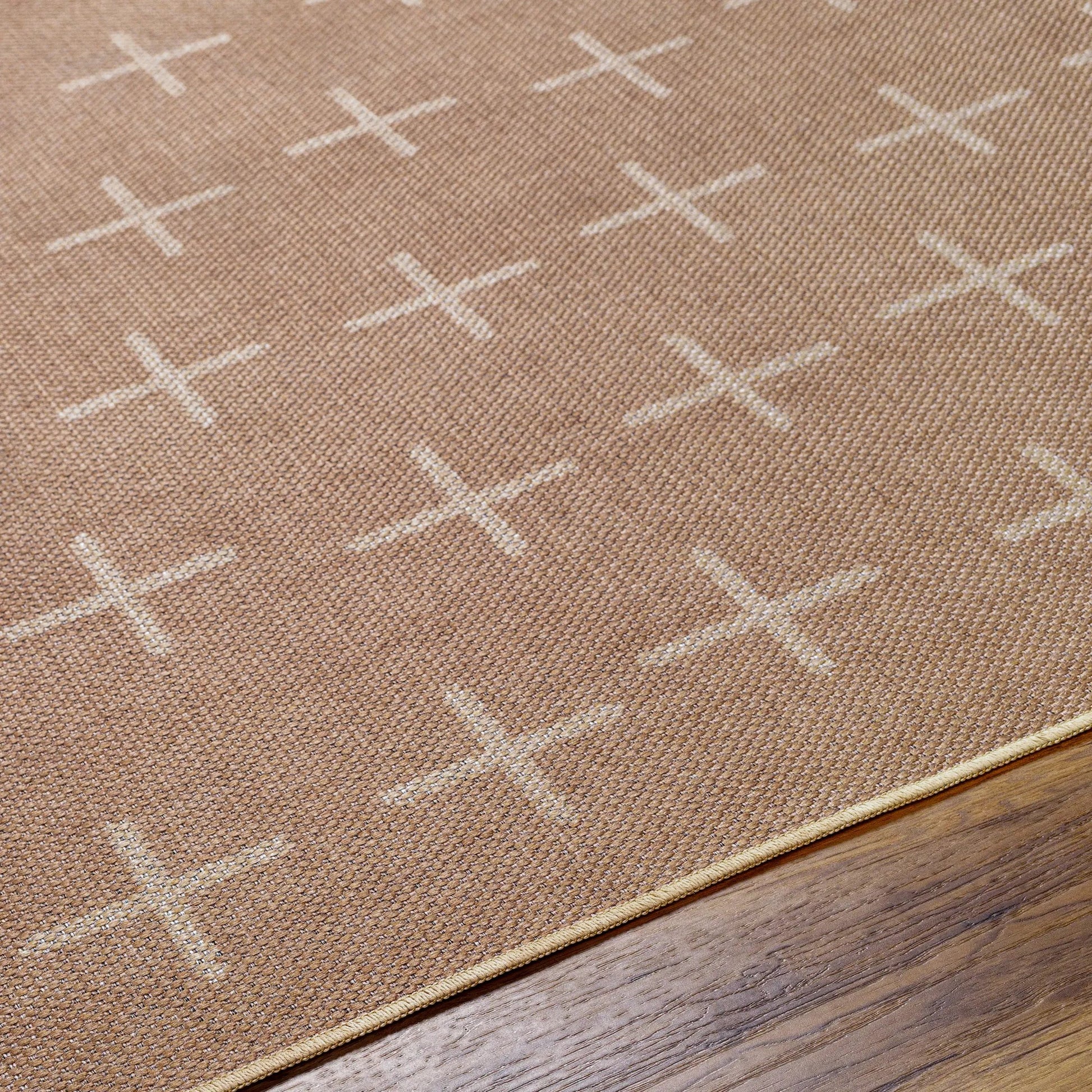 Ez Jute Rug - 32828 by Livabliss in light brown, black, beige. Made from main: 100% recycled material in a unique style.