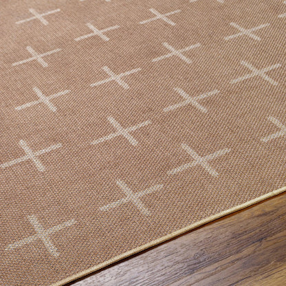 Ez Jute Rug - 32828 by Livabliss in light brown, black, beige. Made from main: 100% recycled material in a unique style.