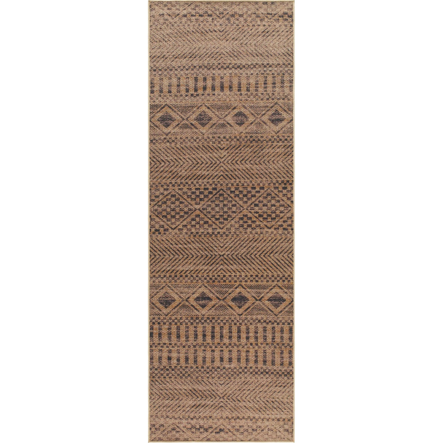002 SI-1948122 | Primary Silo | Ez Jute Rug - 32832 by Livabliss in light brown, black, beige. Made from main: 100% recycled material in a unique style.