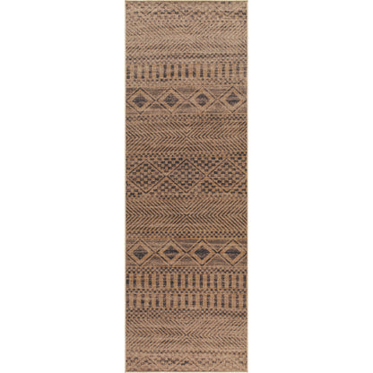 Ez Jute Rug - 32832 by Livabliss in light brown, black, beige. Made from main: 100% recycled material in a unique style.