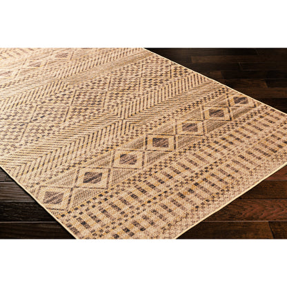 Ez Jute Rug - 32832 by Livabliss in light brown, black, beige. Made from main: 100% recycled material in a unique style.