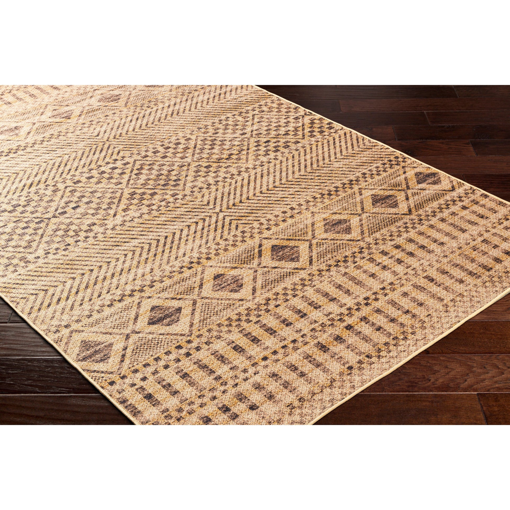 Ez Jute Rug - 32832 by Livabliss in light brown, black, beige. Made from main: 100% recycled material in a unique style.