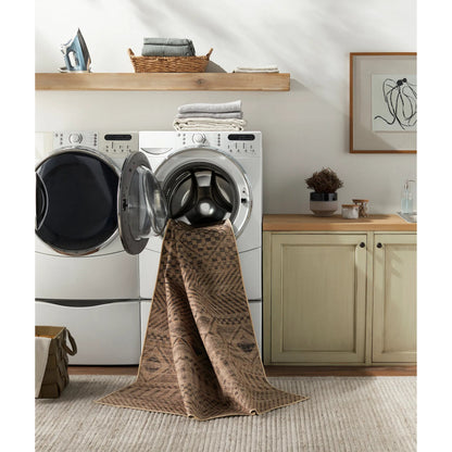 Ez Jute Rug - 32832 by Livabliss in light brown, black, beige. Made from main: 100% recycled material in a unique style.