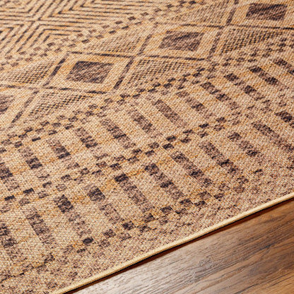 Ez Jute Rug - 32832 by Livabliss in light brown, black, beige. Made from main: 100% recycled material in a unique style.