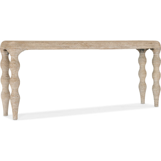 Serenity Bahari Console Table by Hooker Furniture in surf. Made from wood, rope in a cottage & farmhouse style.