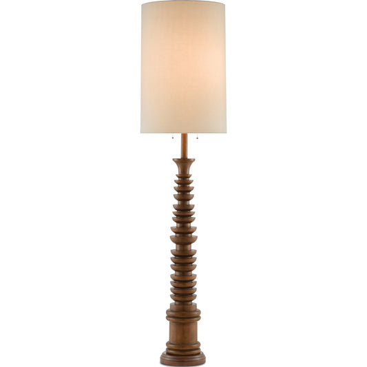 Malayan Floor Lamp by Currey and Company. Made from unique in a modern style.