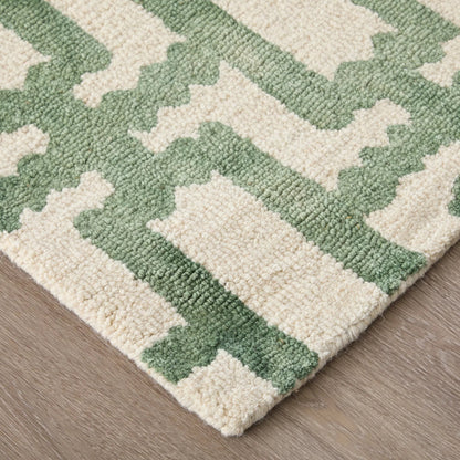 Lorrain Geometric Rug - 8919F by Feizy. Made from wool in a unique style.