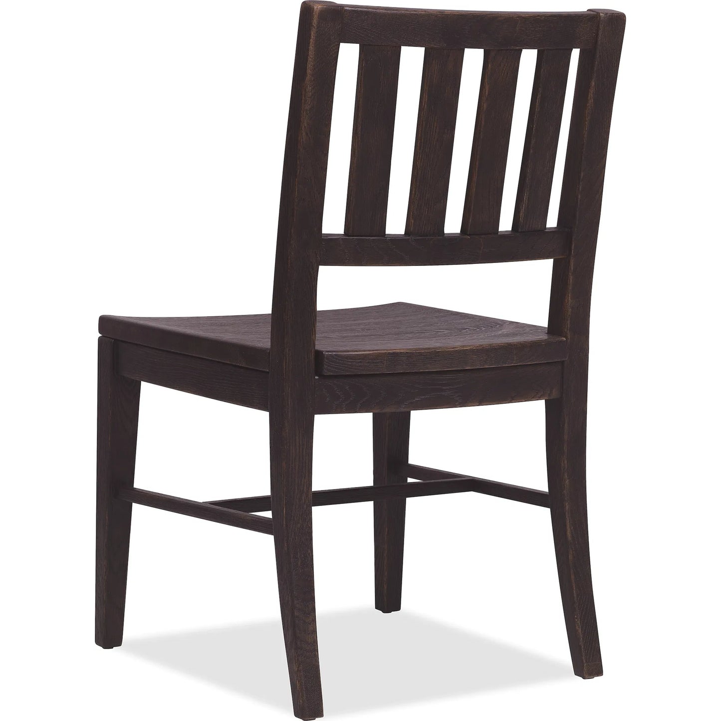 005 SI-2458453 | Additional Silo | Driftwood Splatback Side Chair by Hooker Furniture. Made from oak solids, fabric, 70% polyester, 20% viscose, 10% linen in a transitional style.