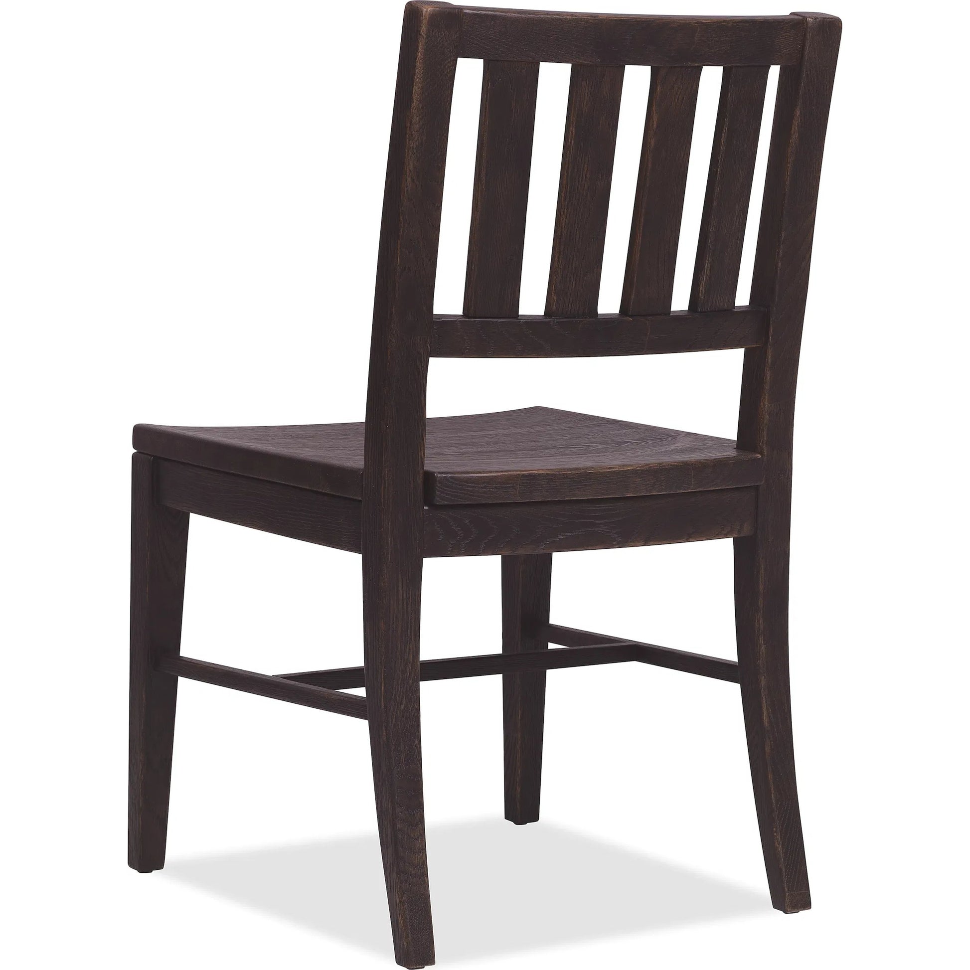 Driftwood Splatback Side Chair by Hooker Furniture. Made from oak solids, fabric, 70% polyester, 20% viscose, 10% linen in a transitional style.