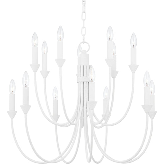 Cate Chandelier by Troy. Made from iron, steel in a transitional style.