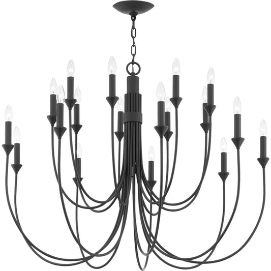 Cate Chandelier by Troy. Made from iron, steel in a transitional style.