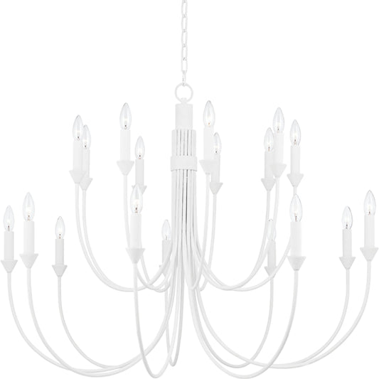 Cate Chandelier by Troy. Made from iron, steel in a transitional style.