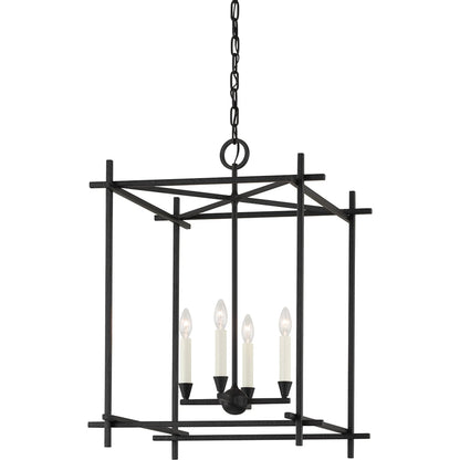 Huck Lantern by Troy. Made from aluminum, stainless steel in a transitional style.