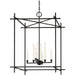 Huck Lantern by Troy. Made from aluminum, stainless steel in a transitional style.